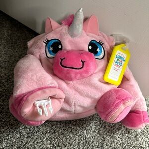 NWOT Lunch Pets Pink Unicorn Plush Toy